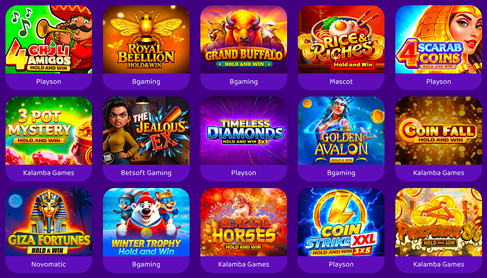 Simsinos Casino Online Hold and Win
